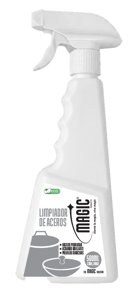 Limpiador de Aceros — envase Magic Products