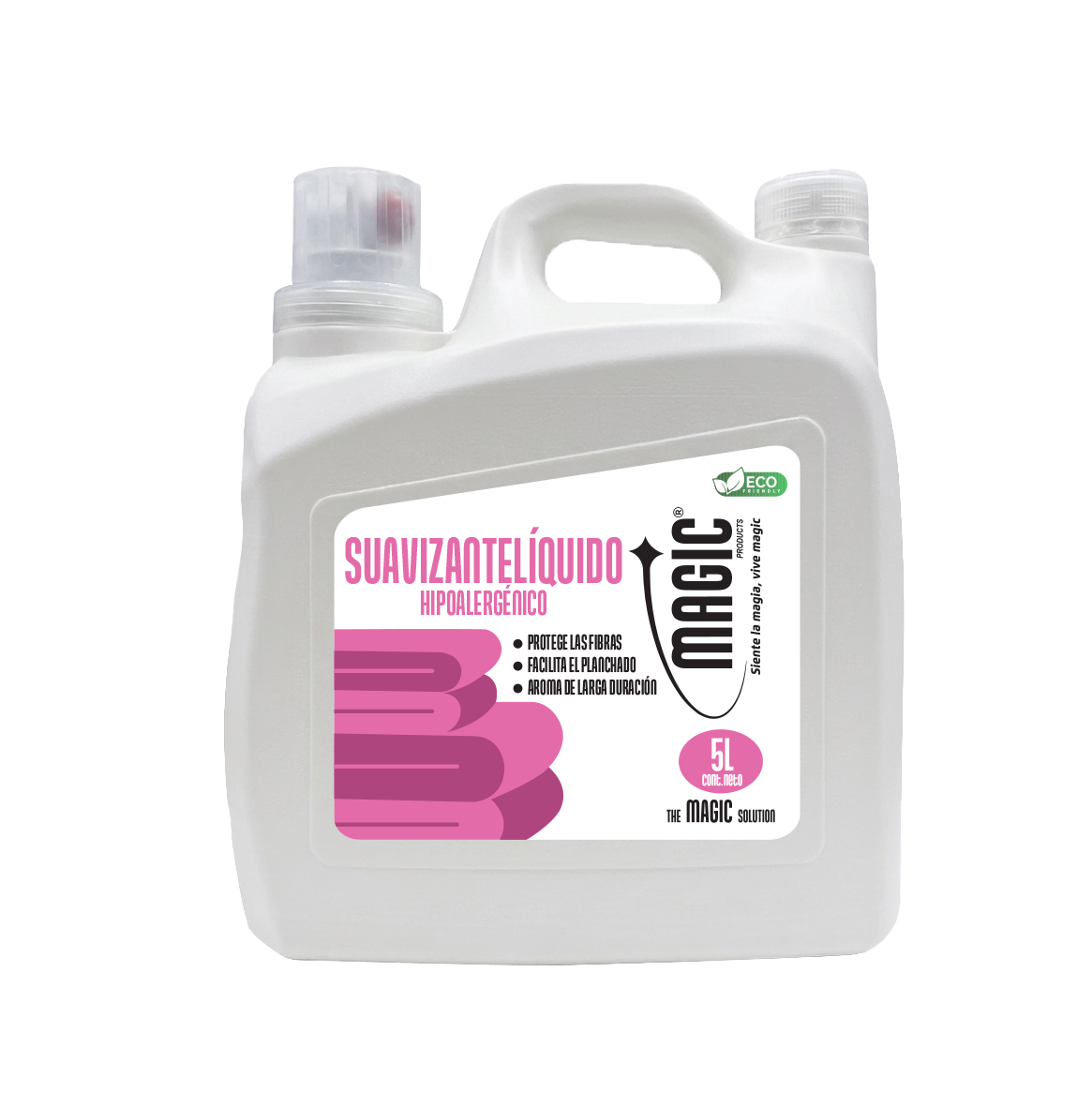 Suavizante Líquido Hipoalergénico — envase Magic Products