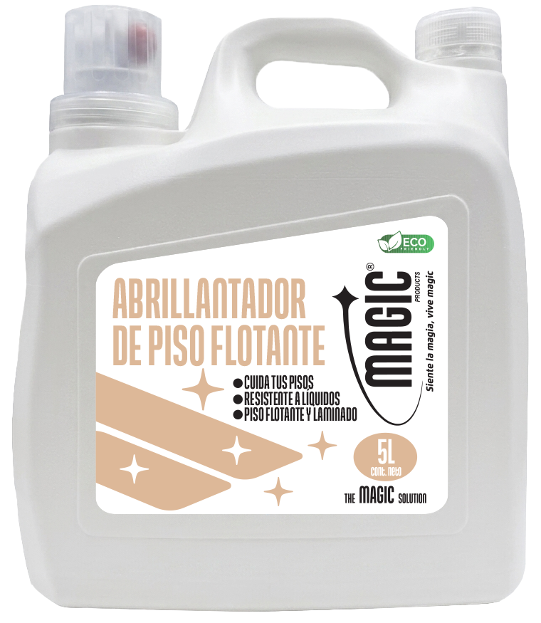 Abrillantador de Piso Flotante — envase Magic Products