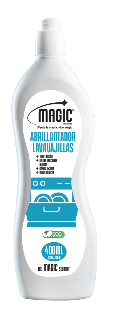 Abrillantador Lavavajillas — envase Magic Products